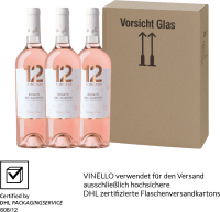 Preview: 3er Vorteils-Weinpaket - 12 e Mezzo Rosato - Varvaglione