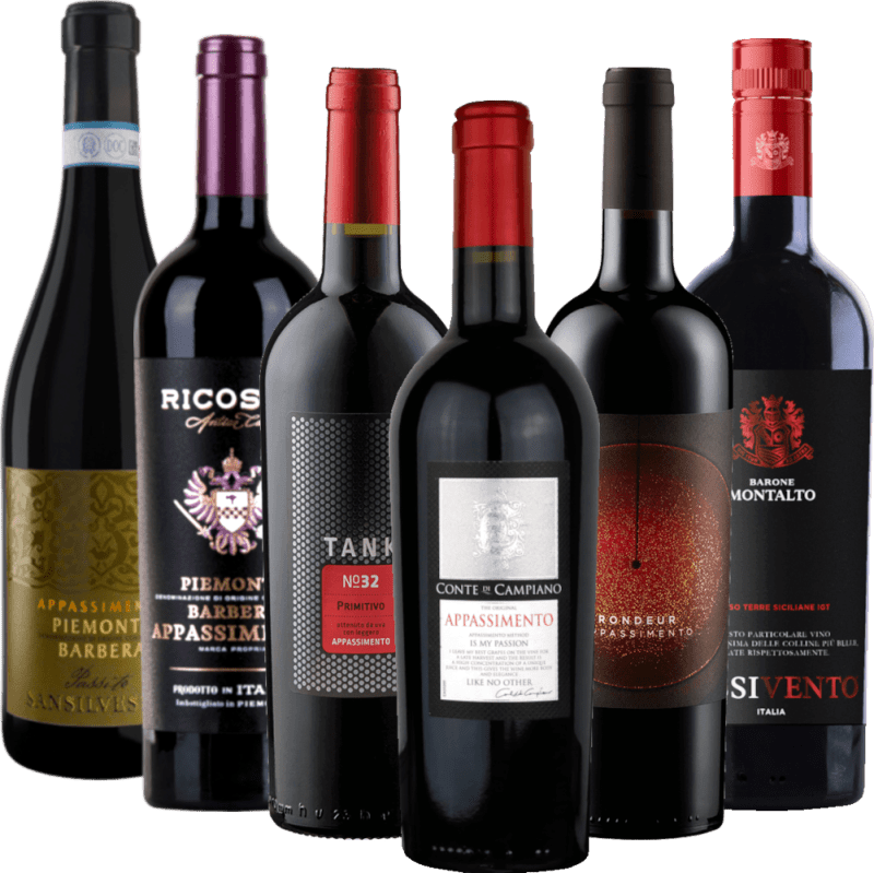 Pleasure journey with sun-kissed Appassimento - 6x tasting package
