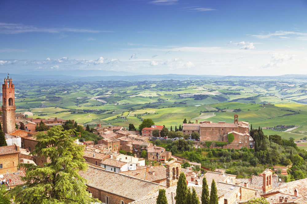 View of Val d'Orcia
