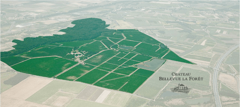 Aerial view Bellevue La Foret Aerial view Bellevue La Foret