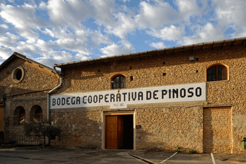 View of the historical cooperative building
