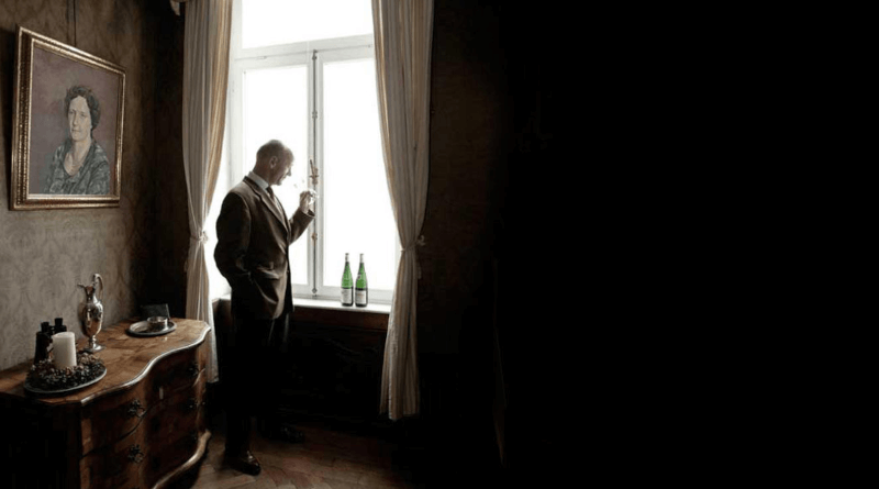 Egon Müller in the study