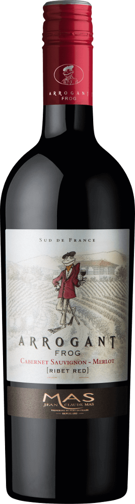 Preview: 12er Vorteilspaket Ribet Red Cabernet Sauvignon Merlot - Arrogant Frog