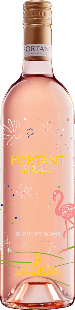 Preview: 6er Vorteils-Weinpaket - Merlot Rosé serigrafiert - Fortant de France
