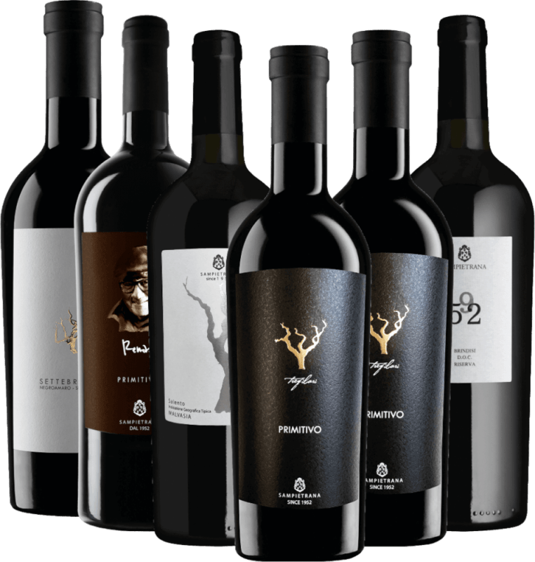 6-bottle sampler pack - Italian red wines from Cantina Sampietrana