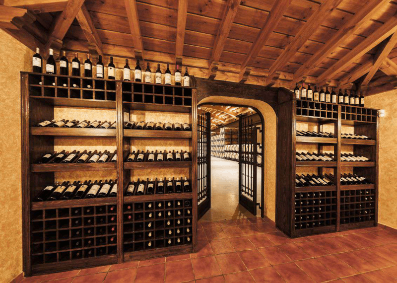 The bottle cellar of Bodegas Balbás The bottle cellar of Bodegas Balbás