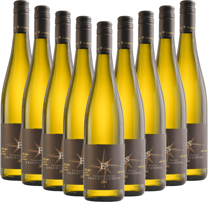 9er Vorteils-Weinpaket - Grauburgunder trocken - Ellermann-Spiegel