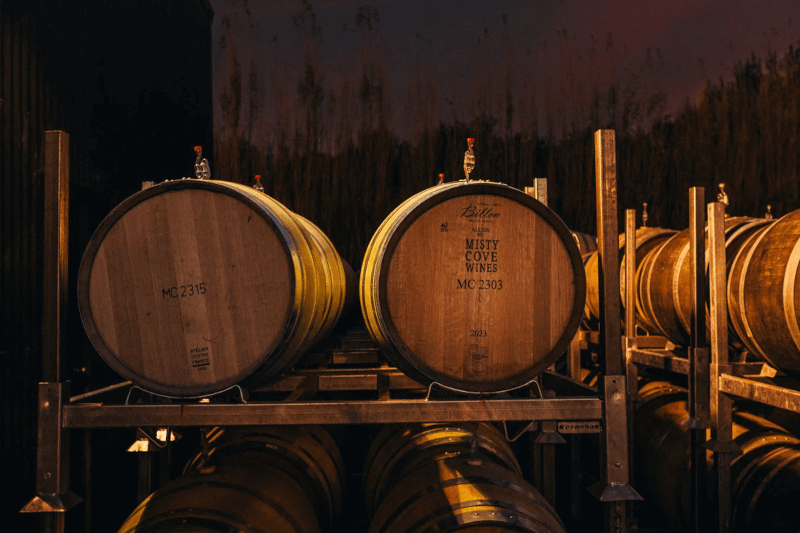 Misty Cove Wines Barrels Misty Cove Wines Barrels