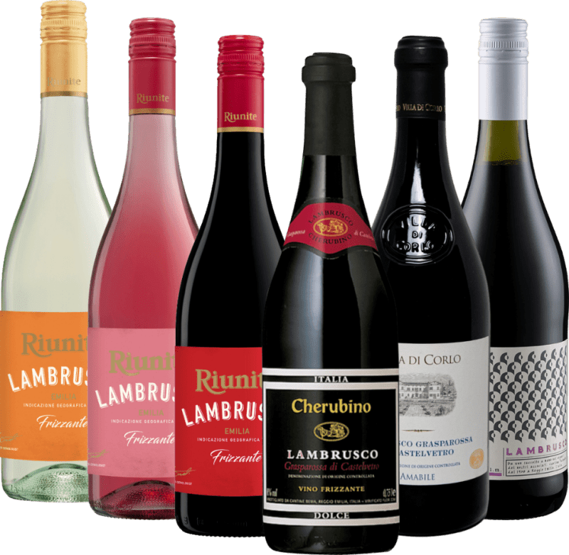 6-Bottle Value Wine Package - Lambrusco from Italy