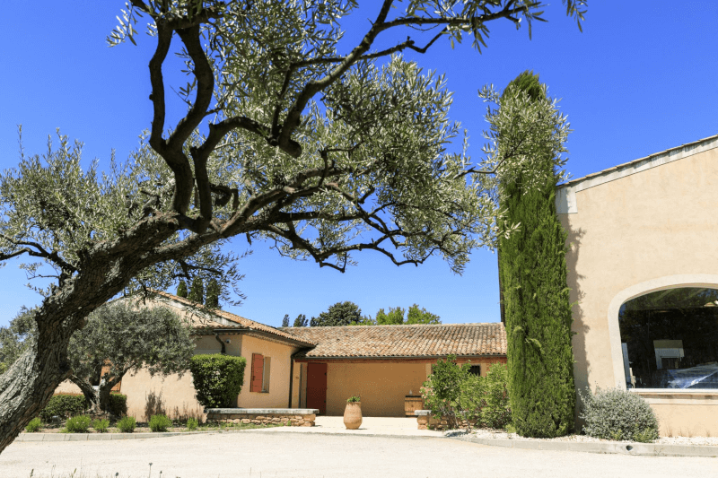 View of the courtyard of the Maison