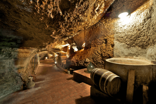 The wine cellar of Vigneti del Vulture