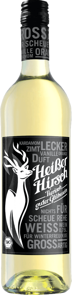 Preview: 6er Vorteilspaket - Weißer Bio-Glühwein - Heißer Hirsch