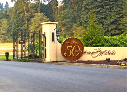 Chateau Ste Michelle entrance ChateauSteMichelleEntrance