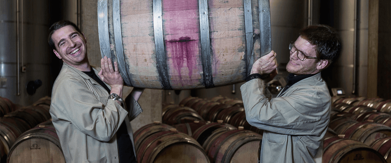 Peter Mertes winemaker in the cellar Peter Mertes winemaker in the cellar