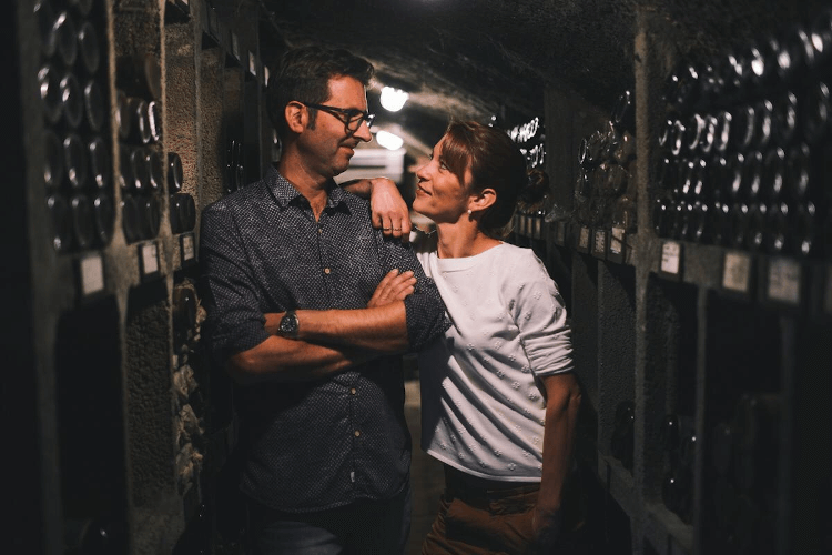 The winegrowers Martin and Britta Korrell The winegrowers Martin and Britta Korrell