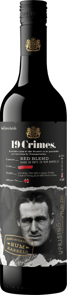Preview: Criminally good wines with 19 Crimes - 6x tasting package