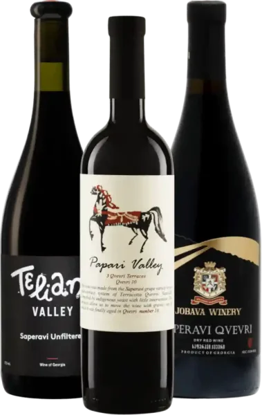 Georgia’s showpiece: Saperavi – 3x introductory package