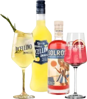 Preview: Sparkling summer with Licellino & Solrosa - 2x trial pack incl. 2 glasses