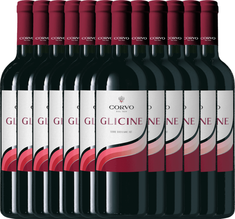 12er Vorteils-Paket - Glicine Rosso Sicilia - Duca di Salaparuta
