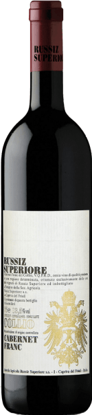 This pure Cabernet Franc shows a breathtakingly deep ruby red colour in the glass. It matured for 12 months in oak barrels and&nbsp; impresses with its abundance of aromas, such as green pepper, blackcurrants, blackberries and black cherries. The Cabernet Franc from Russiz Superiore has a fresh, full-bodied and elegant taste as well as wonderfully velvety undertones. Food pairing/Food recommendation for&nbsp; the Cabernet FRANC DOC Collio from Russiz Superiore Serve this elegant Italian red wine with meat dishes such as steak or beef. Awards for&nbsp; the Cabernet FRANC DOC Collio by Russiz Superiore Wine & Spirits: 90 pts. (Vol. 08)