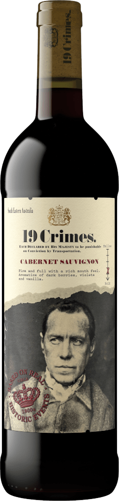 Preview: Criminally good wines with 19 Crimes - 6x tasting package
