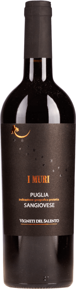 Preview: 12er Vorteils-Weinpaket - I Muri Sangiovese Puglia IGP 2021 - Vigneti del Salento